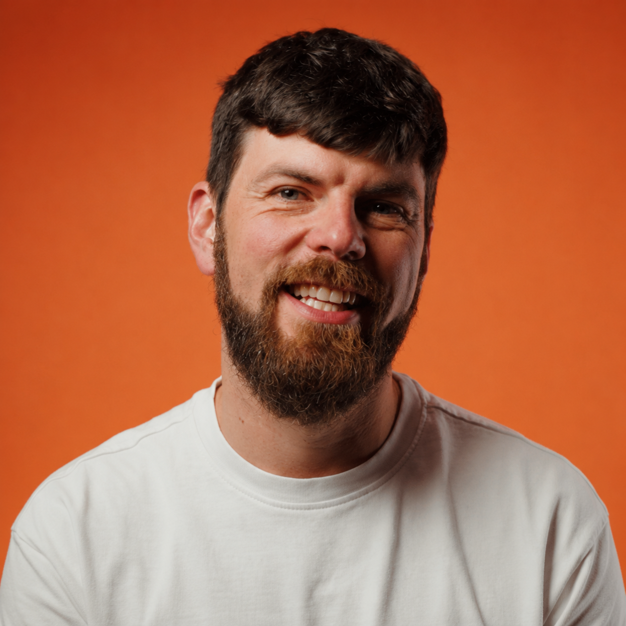 Josh Bower, founder of WorkMate Pro, in his work uniform